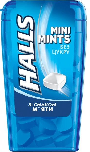 Льодяники Холз Міні Мінтс Мята Без Цукру 12.5г Льодяники Холз Міні Мінтс Мята Без Цукру 12.5г