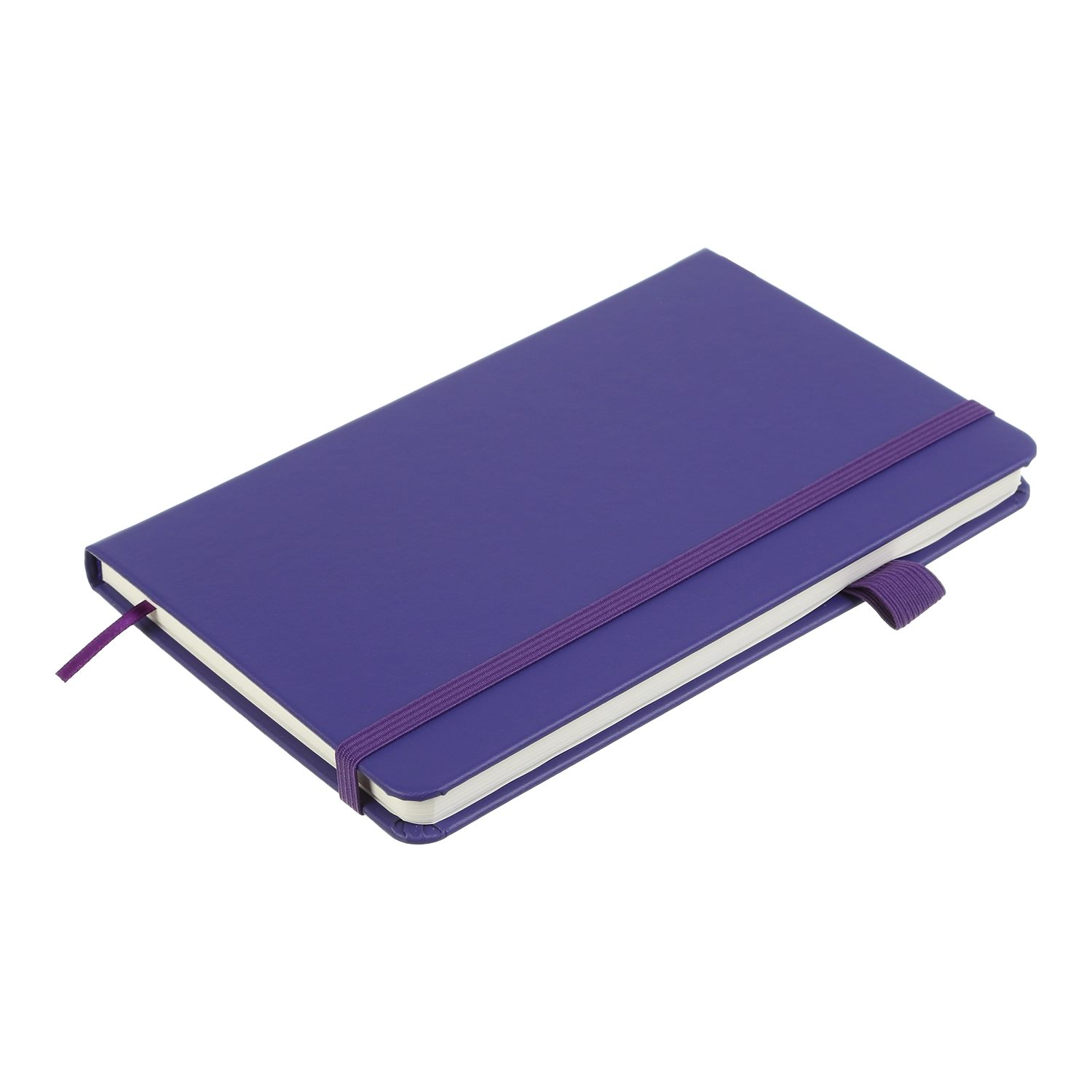 Блокнот Buromax Etalon 96 аркушів фіолетовий зі штучної шкіри — фото 3