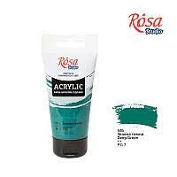 Фарба акрилова ROSA Studio темна зелень 75мл — фото 2