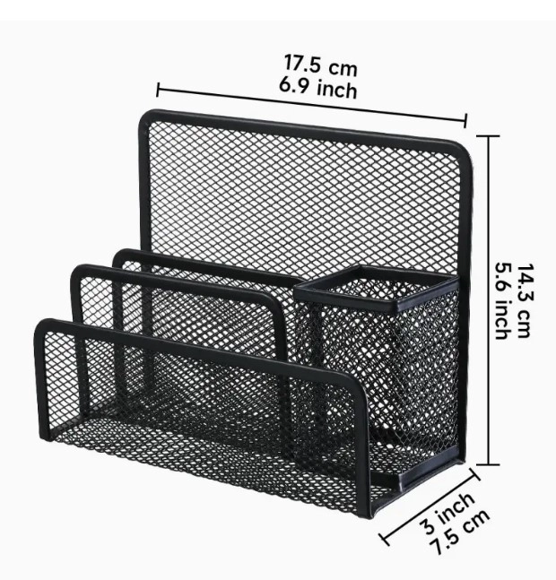 Органайзер настільний чорний — фото 3