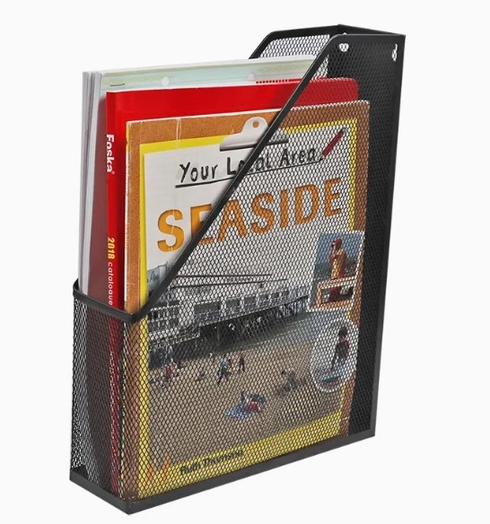 Лоток для паперів вертикальний сітка чорний JYT-1632