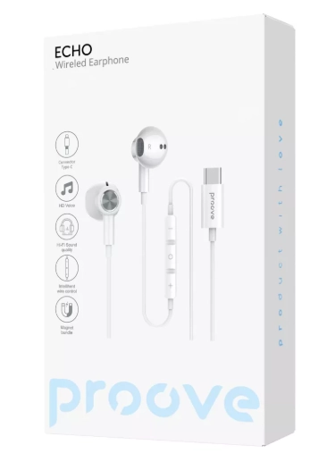 Провідні навушники Proove Echo (Type-C)