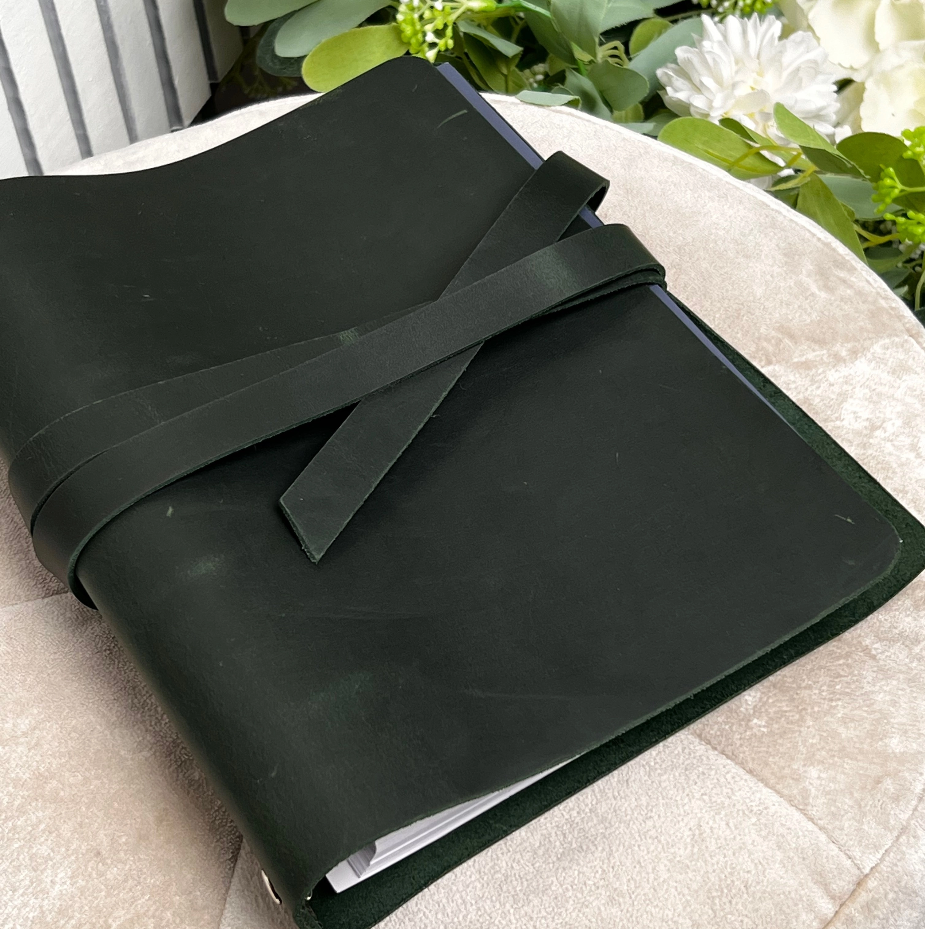 Блокнот Professional journals натуральна шкіра Аляска чорний — фото 2