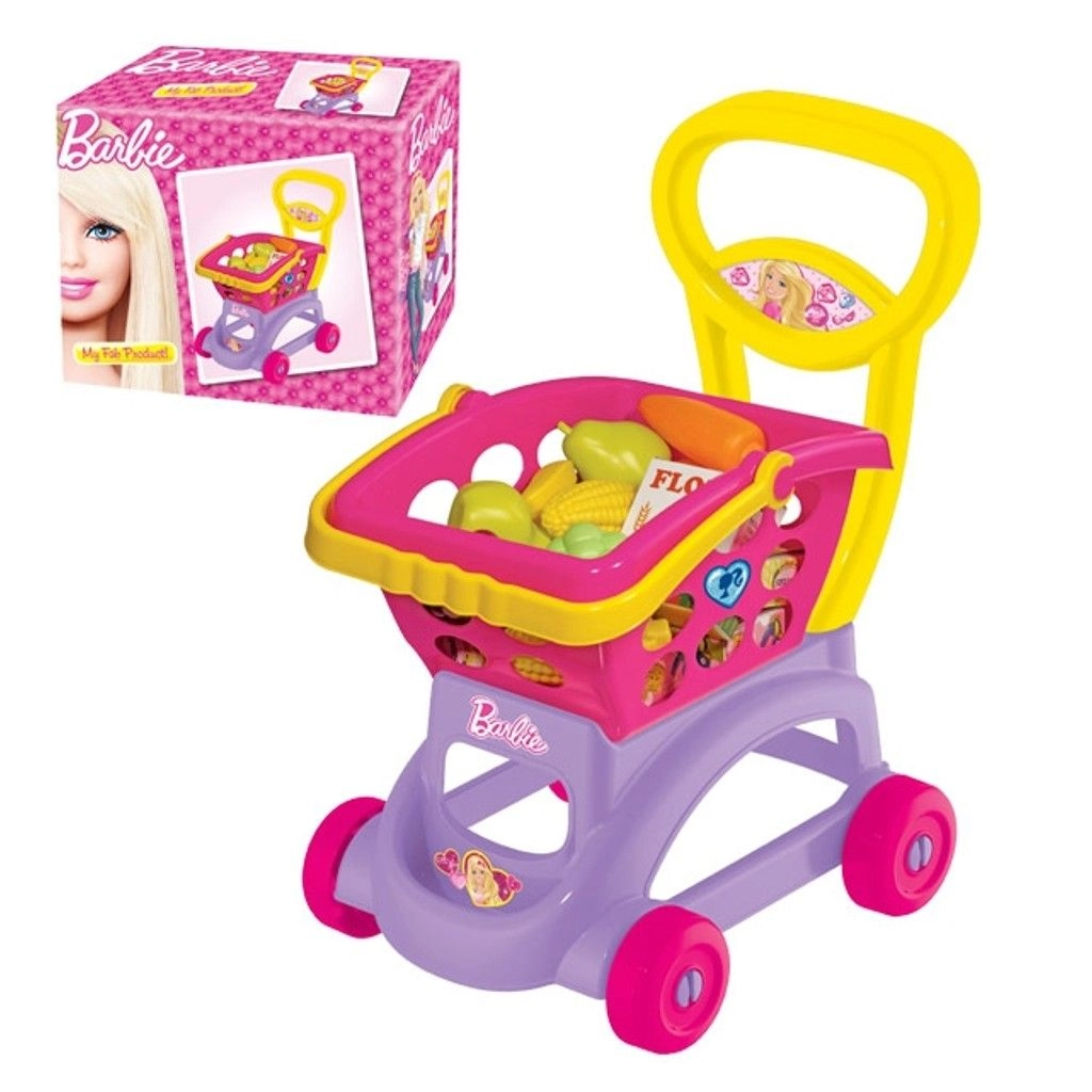 Візок з кошиком Barbie 380*305*250 мм Dede Візок з кошиком Barbie 380*305*250 мм Dede