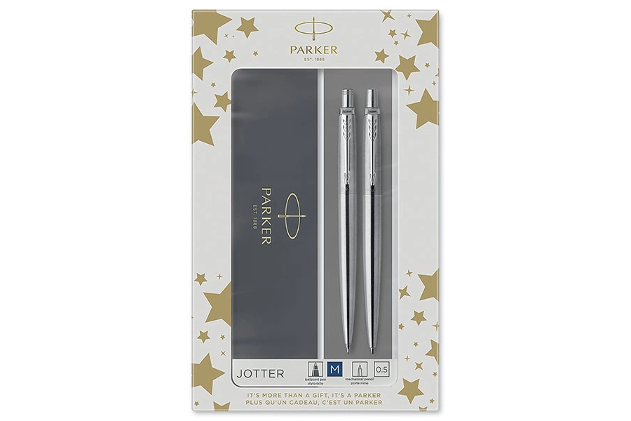 Набір Parker Jotter сталь кулькова ручка та олівець 16 172b23