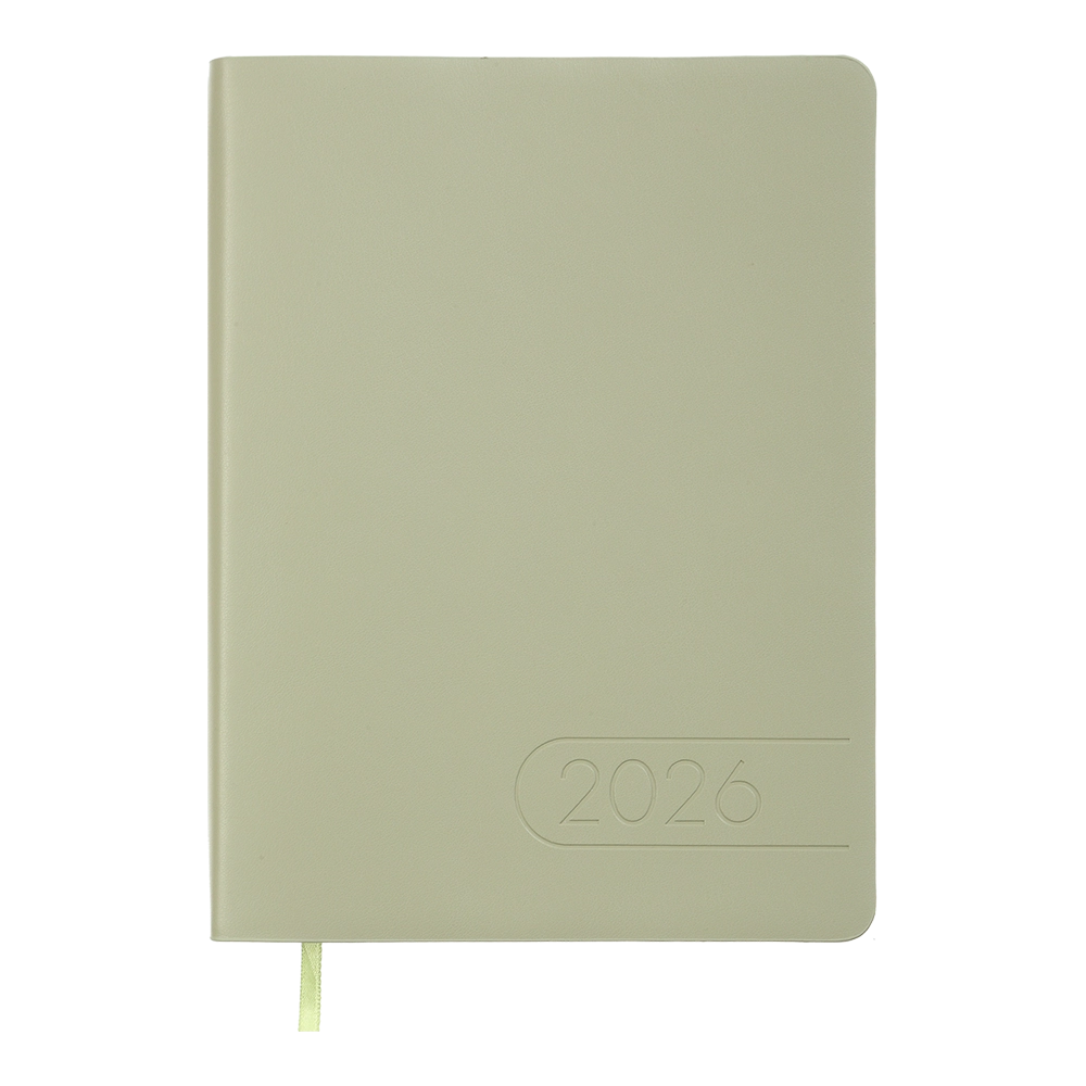 Щоденник датований A5 2026 Buromax Light Morandi оливковий BM.21158-36