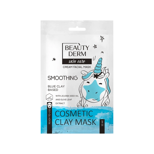 Маска для обличчя Beauty Derm 15мл на основі блакитної глини