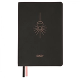 Щоденник недатований А5 Leo Planner Hypnotic м`який чорний 252703