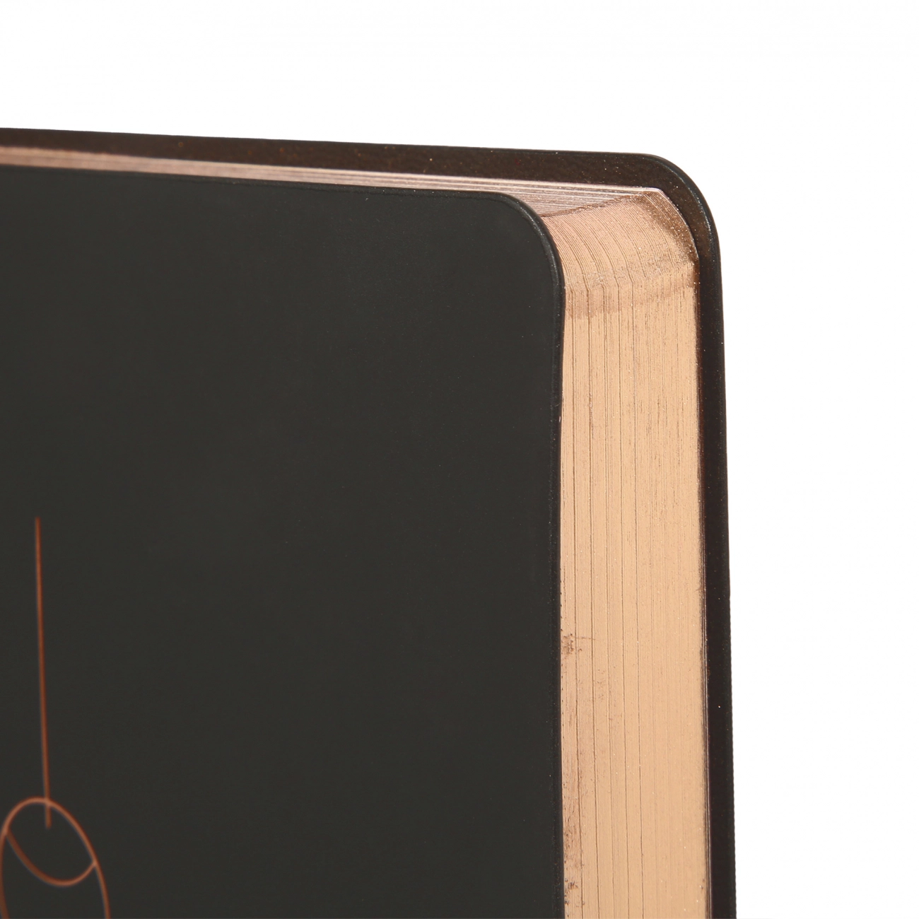 Щоденник недатований А5 Leo Planner Hypnotic м`який чорний 252703