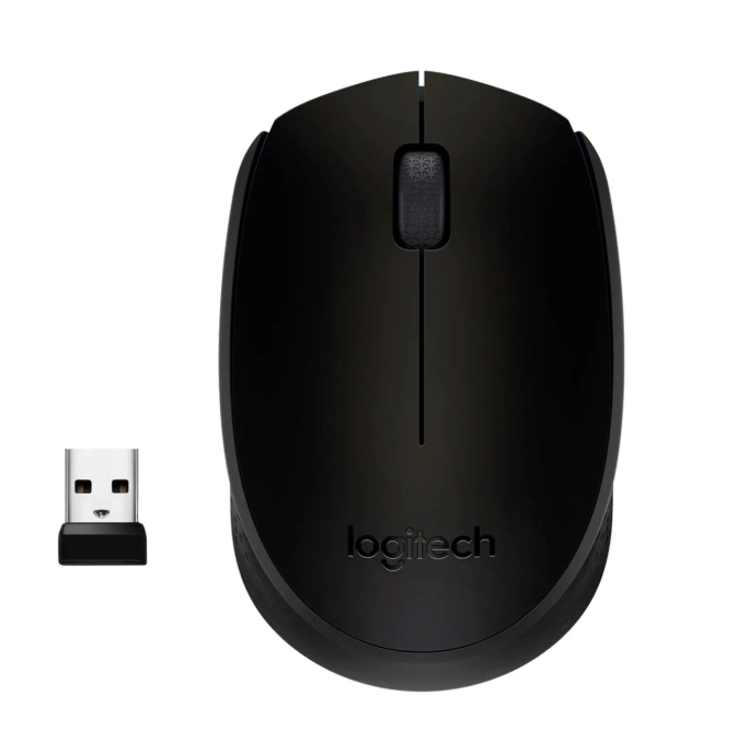 Миша бездротова Logitech M170 Grey/Black (910-004642)