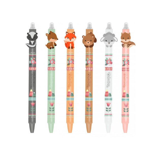 Ручка гелева автоматична пиши-стирай CoolPack little Foxes 0,5 мм 02718PTR