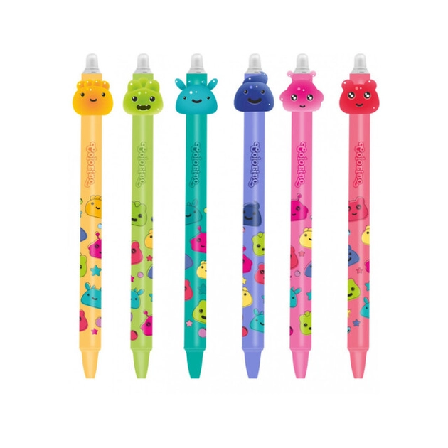 Ручка гелева автоматична пиши-стирай CoolPack Jelly Heads 0,5 мм 02701PTR