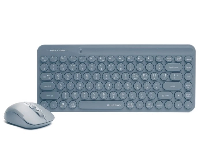 Комплект бездротовий клавіатура та миша A4Tech FG3200 Air2 (Blue)