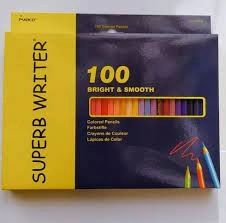 Олівці 100 кольорів шестигранні Superb Writer 4100-100CB TM Marco