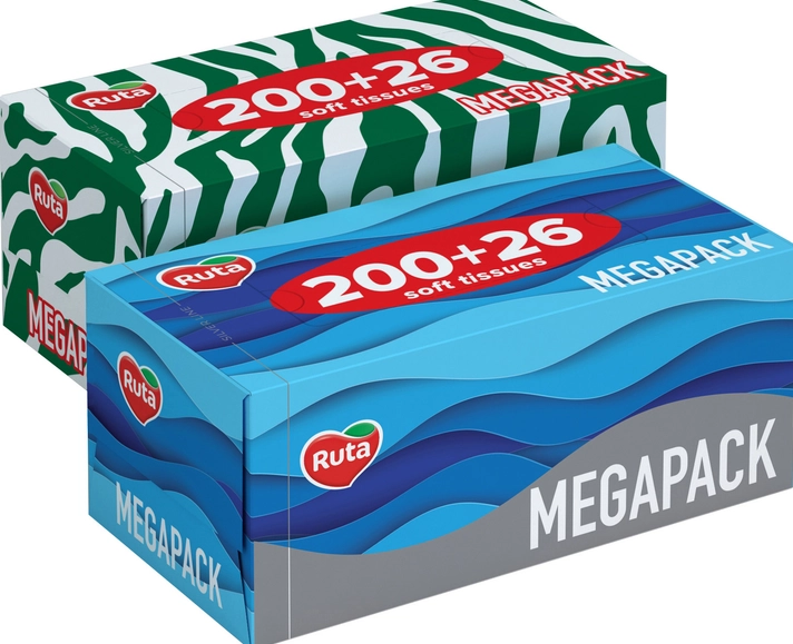 Серветки косметичні Ruta Family Pack Brick білі 200 шт 21900