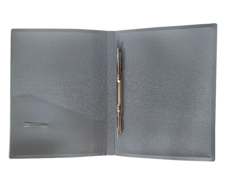 Папка-швидкозшивач А4 Офіс Центр CLIP A сіра ОС31201-05