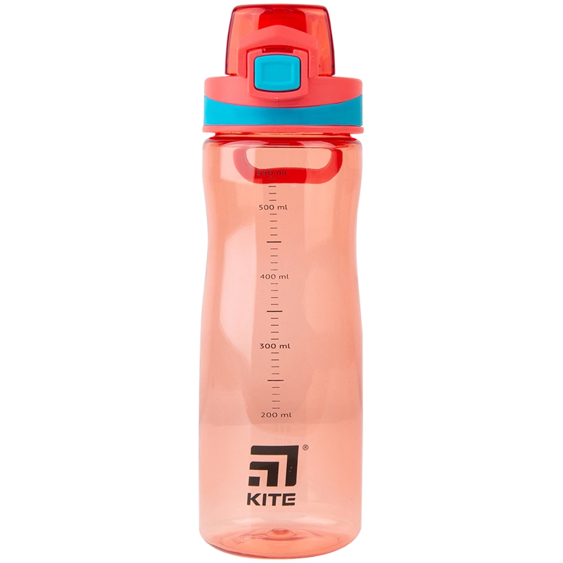 Пляшечка для води, 650 мл, рожева K23-395-1