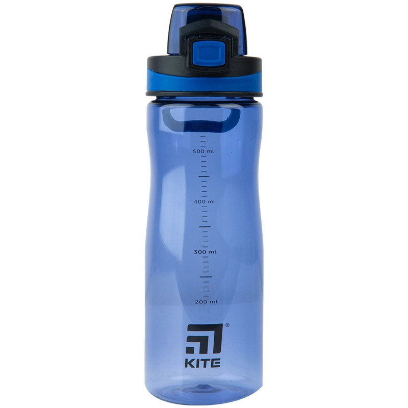 Пляшечка для води, 650 мл, темно-синя k23-395-3
