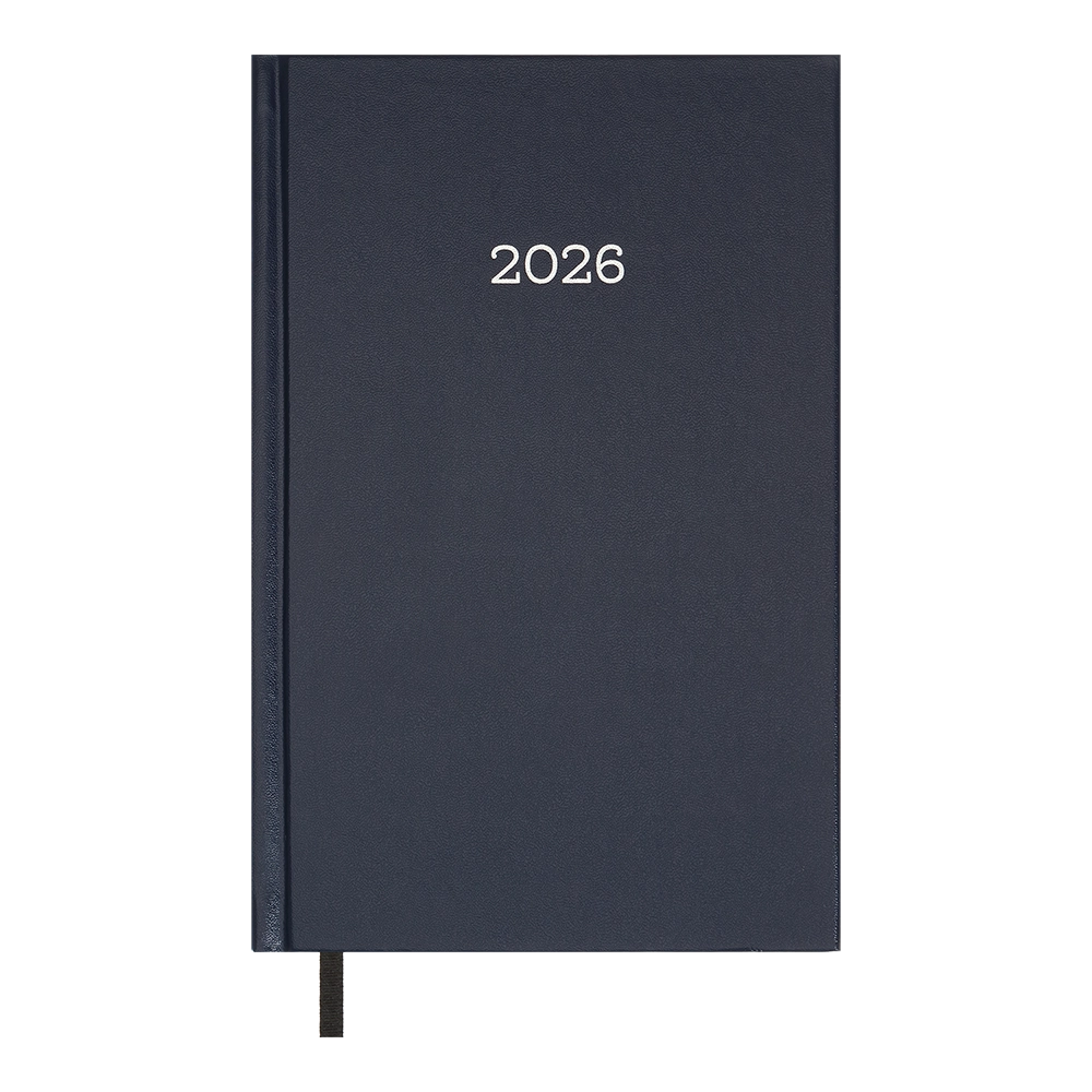 Щоденник датований A5 2026 Buromax Simple синій