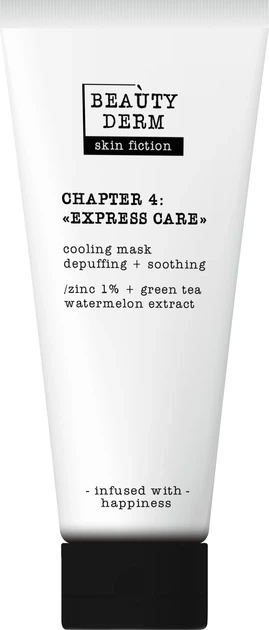 Маска для обличчя Beauty Derm Skin Fiction Охолоджуюча з цинком та зеленим чаєм 75г
