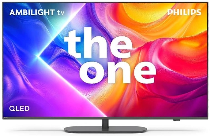 Телевізор 65 Philips QLED 4K 144Hz Smart Titan OS Black Ambilight