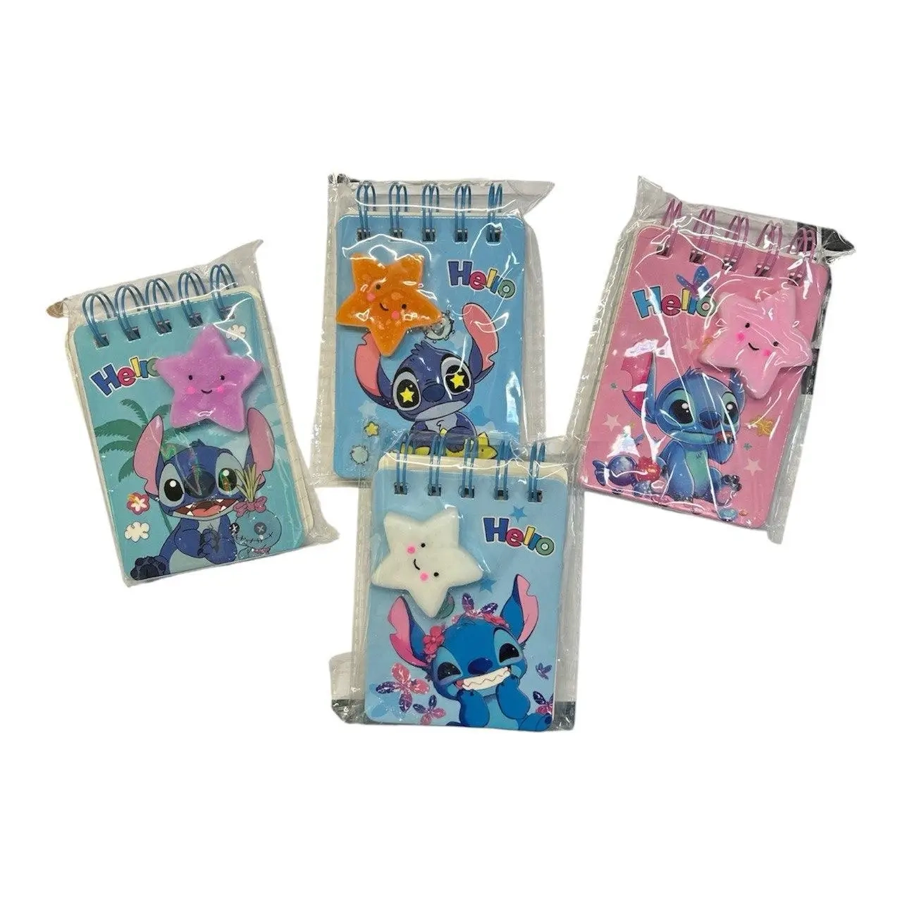 Блокнот на спіралі з іграшкою-антистрес Стіч 70 аркушів 10,5х7см 100К-0013 Блокнот на спіралі з іграшкою-антистрес Стіч 70 аркушів 10,5х7см 100К-0013