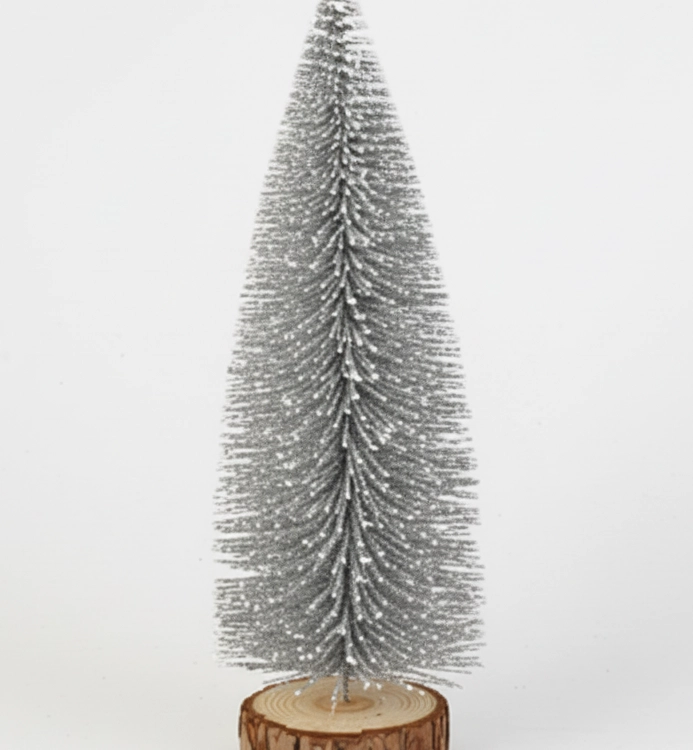 Ялинка декоративна засніжена на дерев`яній підставці 15 см Angel Gifts AG3646