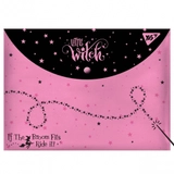 Папка-конверт YES на кнопці А4 Little Witch