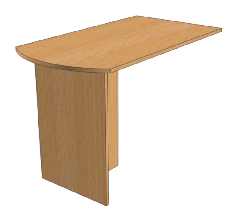 4СП-201 стіл приставний вишня