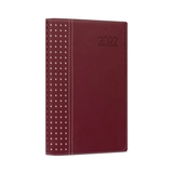 Щоденник А5 датований 2022 Leo Planner Destiny червоний