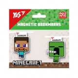Закладки магнітні YES Minecraft Creeper 2шт 708101