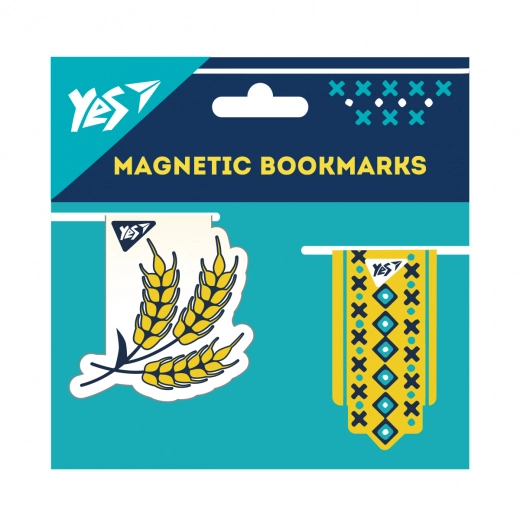 Закладки магнітні YES Ukraine 2шт 708123 Закладки магнітні YES Ukraine 2шт 708123