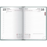 Щоденник датований кишеньковий 2026 Brunnen Linesse морський зелений 73-736 69 566