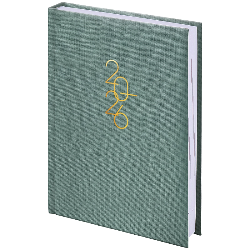 Щоденник датований кишеньковий 2026 Brunnen Linesse морський зелений 73-736 69 566