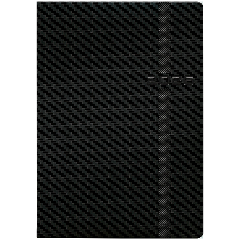 Щоденник BRUNNEN 2026 Стандарт Soft Carbon чорний — фото 2