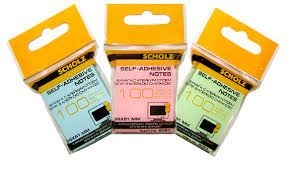 Папір з липким шаром 38*51мм SOZ 8053 100арк. кольор.асорті