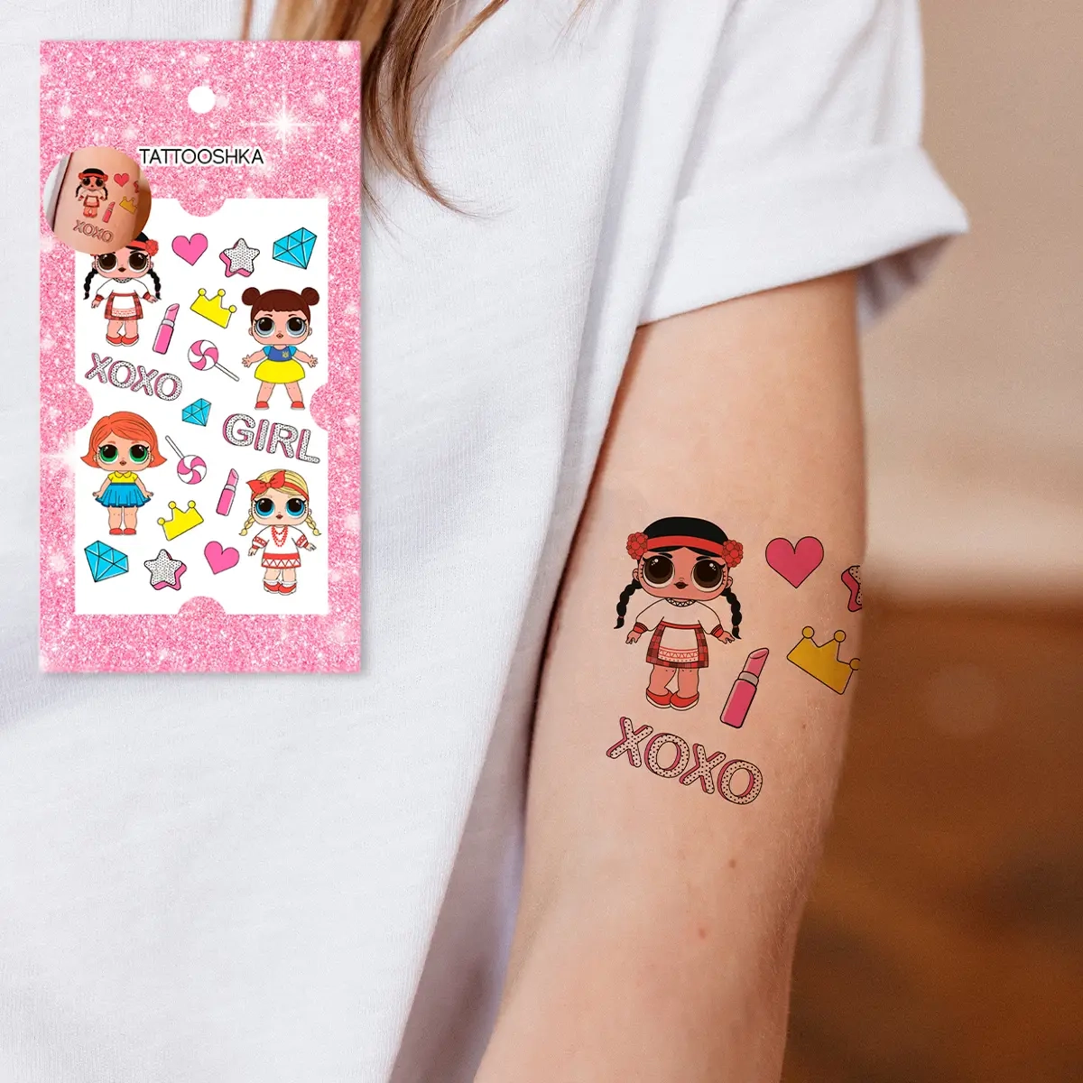 Тимчасове тату Tattooshka Ляльки L-65