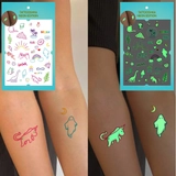 Тимчасове тату Tattooshka набір HAPPY неонові LB-165