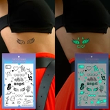Тимчасове тату Tattooshka набір FUN неонові LB-167
