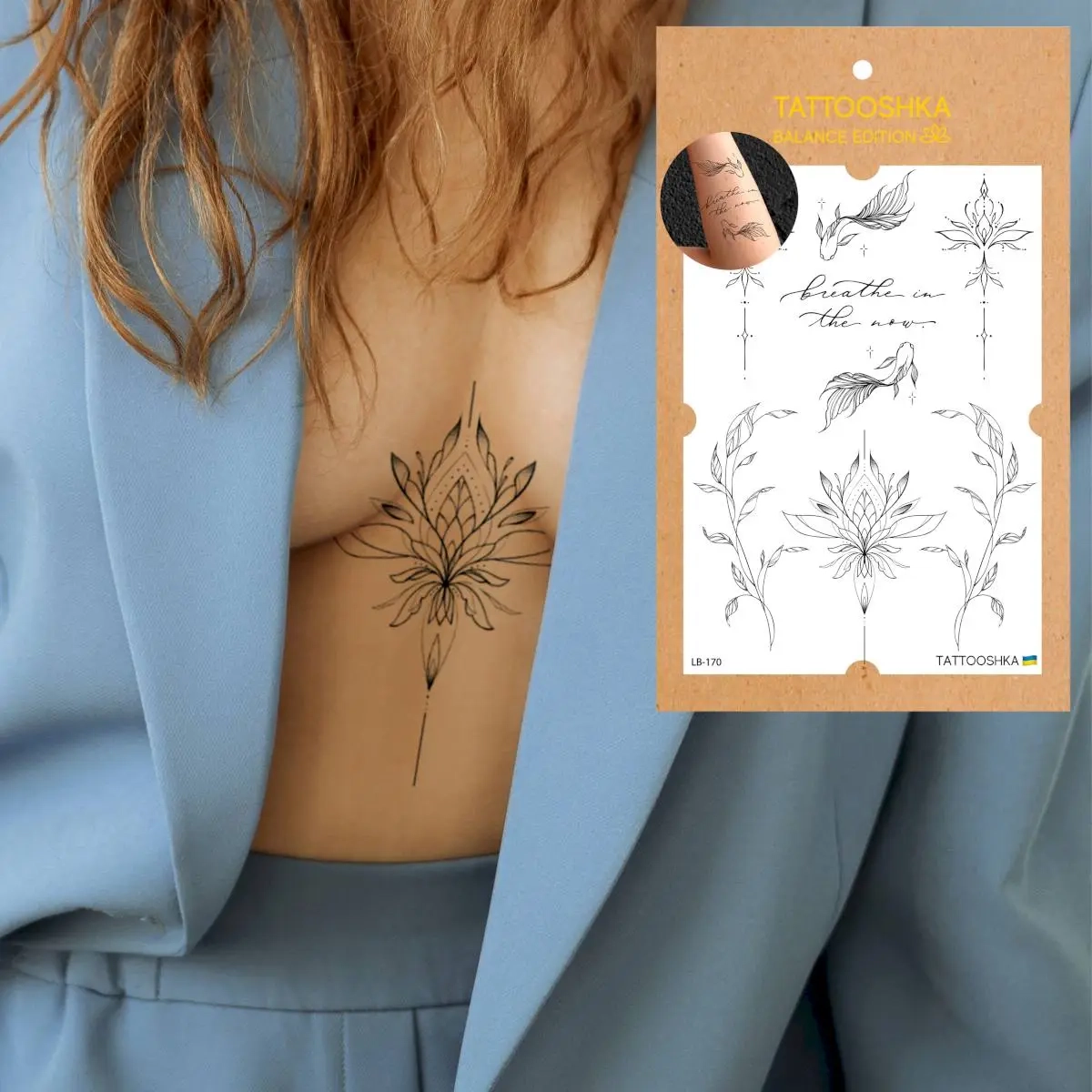 Тимчасове тату Tattooshka HARMONY LB-170