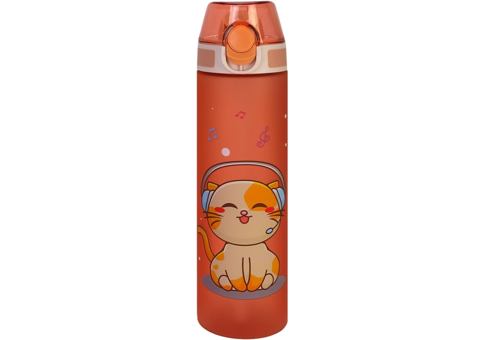 Пляшка для води Cat Vibes 750 мл рожева CF61315