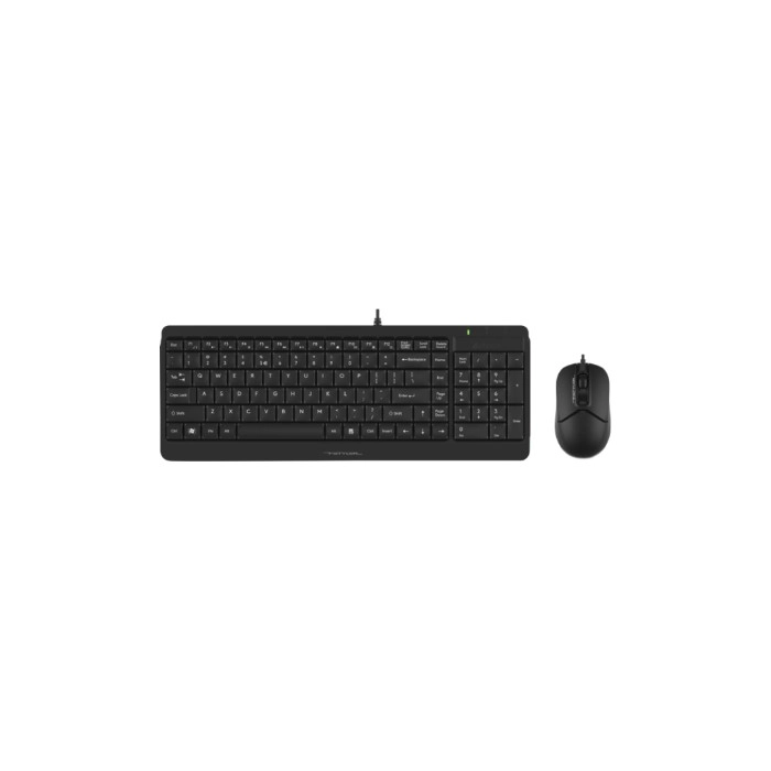 Комплект клавіатура та миша A4Tech F1512 Black