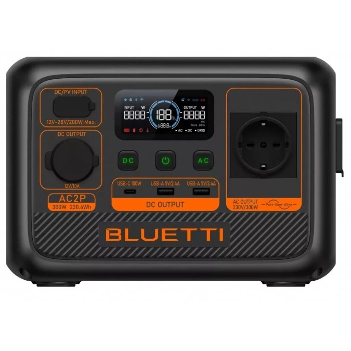 Зарядна станція BLUETTI AC2P 300W, 230,4 wh (AC2P)