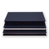 Блокнот A5 (14,8*21см), чорний папір, 80г/м, 96л., ROSA Studio