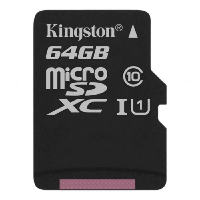 Карта памяті Kingston 64GB microSDXC Class 10 Canvas Select Plus 100R A1 (SDCS2/64GBSP)