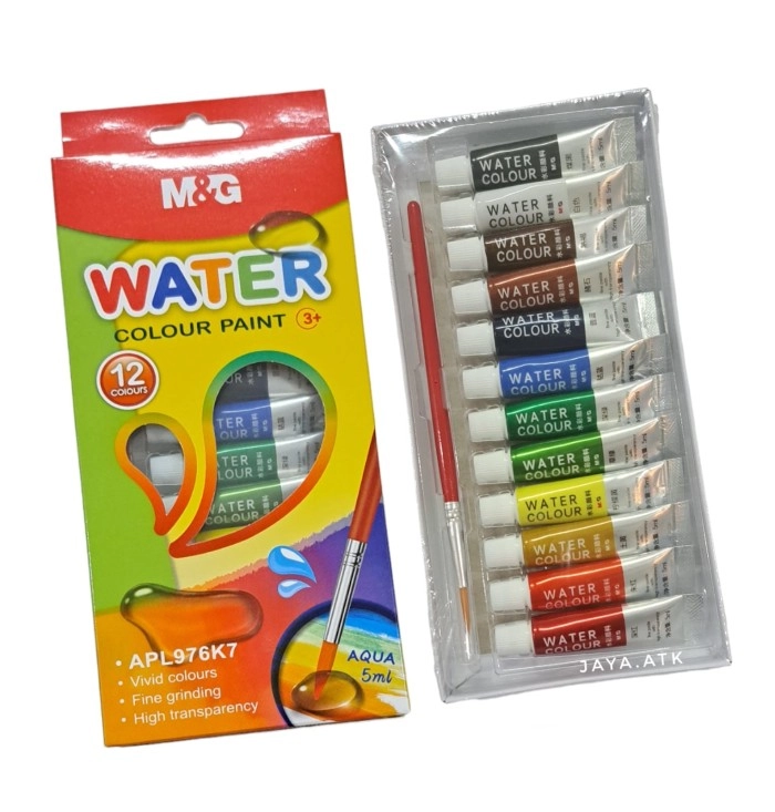 Набір акварельних фарб M&G 12 кольорів-5мл APL976K7