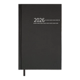 Щоденник датований A5 2026 Buromax Zest чорний BM.21167-01