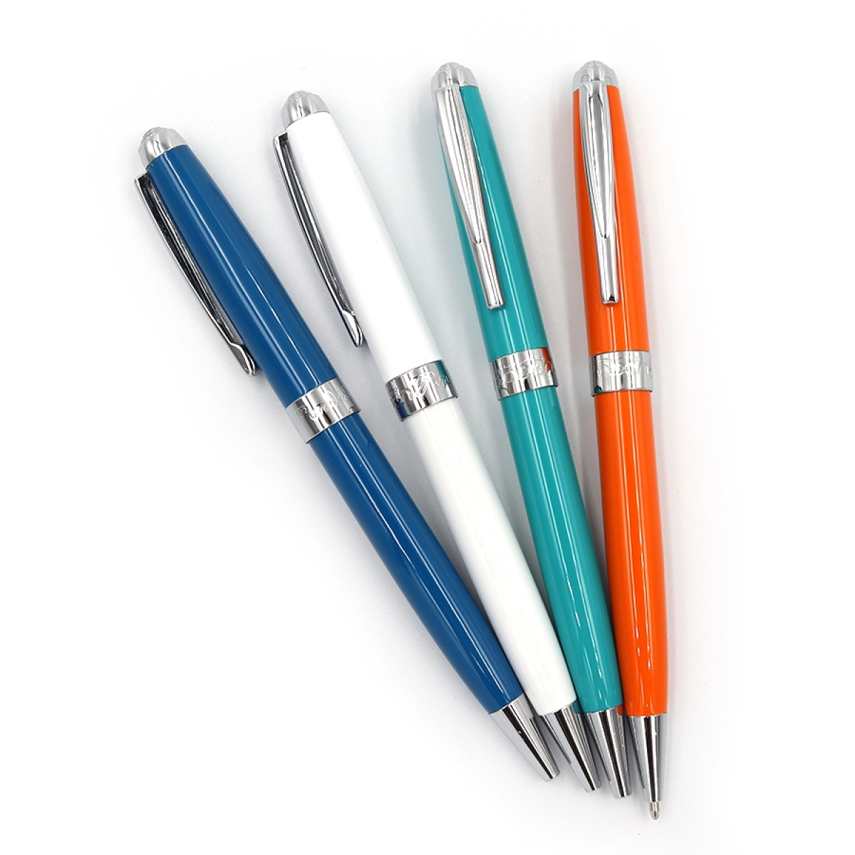 Ручка кулькова Baixin 949BP поворотна синя 0,5 мм — Ручки та олівці