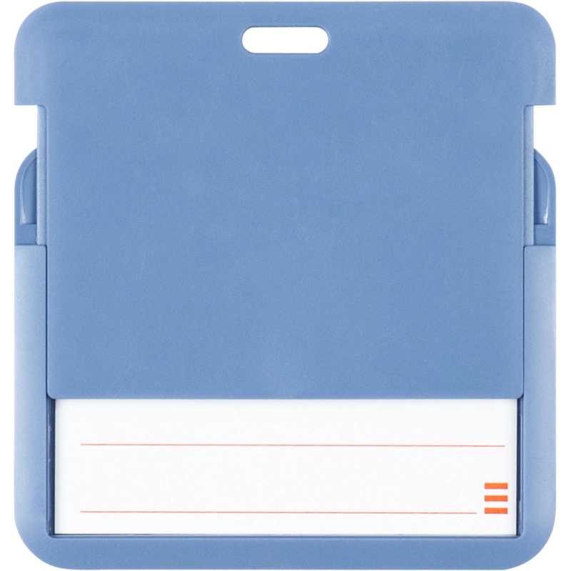 Бейдж горизонтальний синій Axtent 4500h-02-a