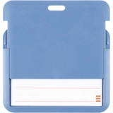 Бейдж горизонтальний синій Axtent 4500h-02-a